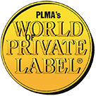 Goldenes PLMA-Auszeichnungssiegel World of Private Label.