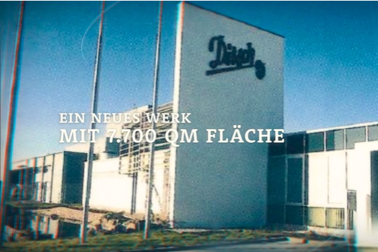 Historisches Foto der Einweihung des  Ditsch Werk Oranienbaum 1998