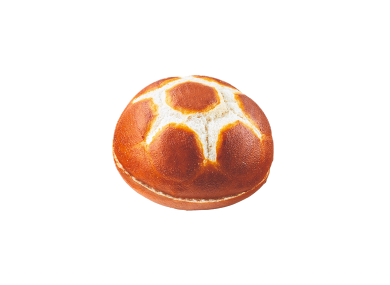Laugen-Fussballbrötchen