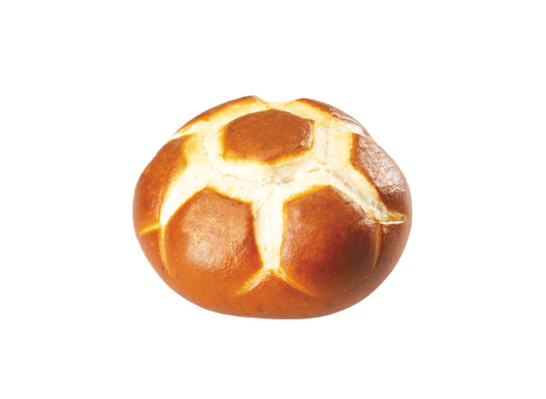 Pretzel football roll
