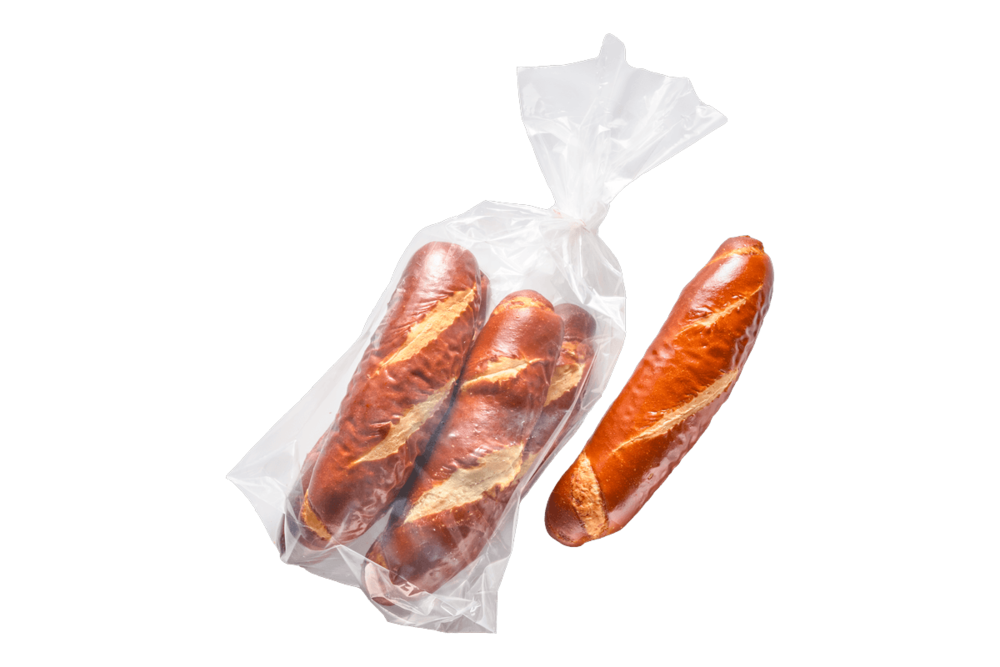 Premium 3oz Hot Dog Pretzel Buns