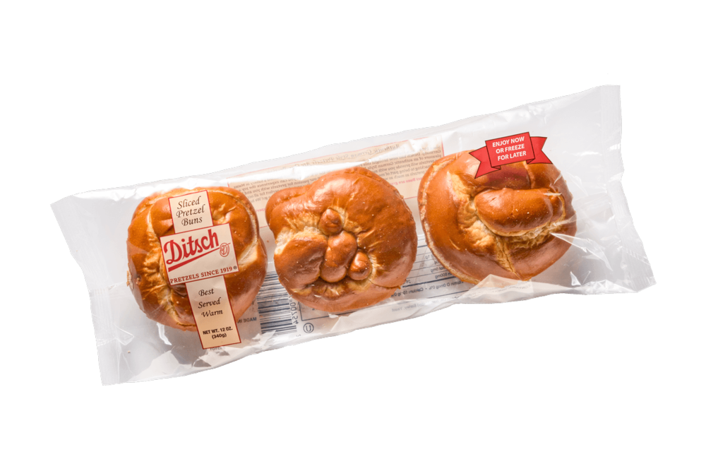 Pretzel Bun, 3 Buns per Bag