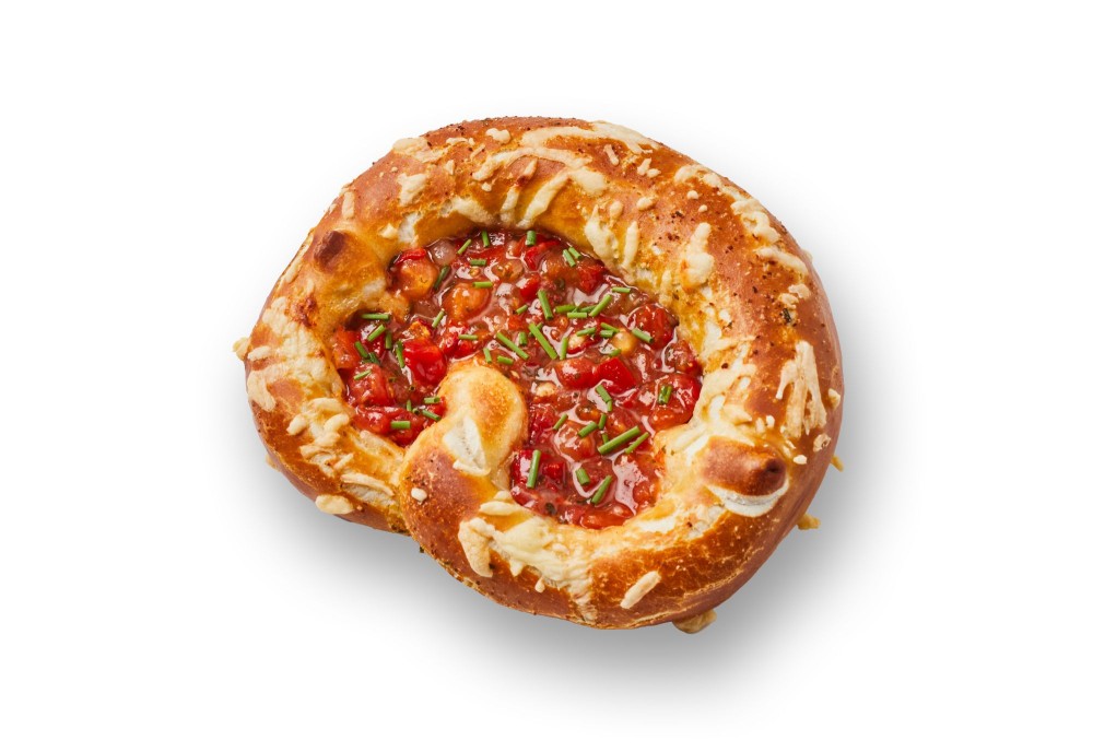 Snackbrezel Tomate Käse