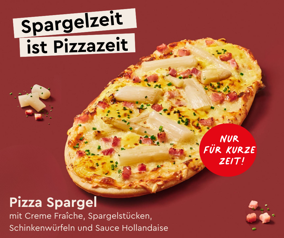 NEU: Spargelzeit ist Pizzazeit!