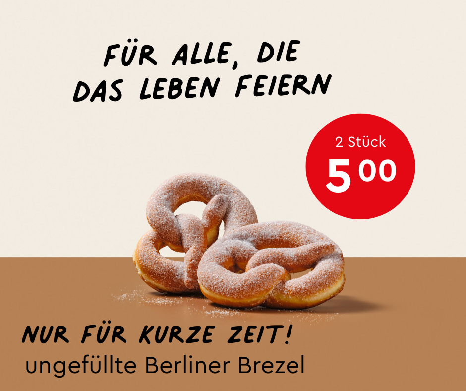 WIEDER DA: Berliner Brezel